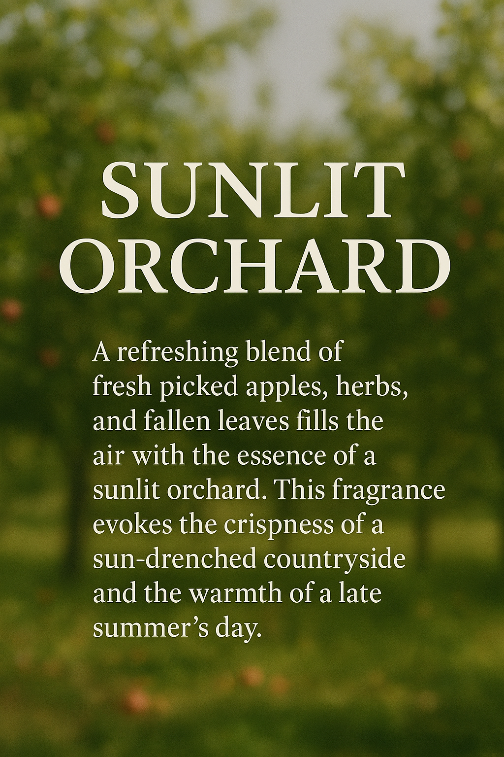 Sunlit Orchard Candle