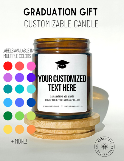 Graduation Custom Candle