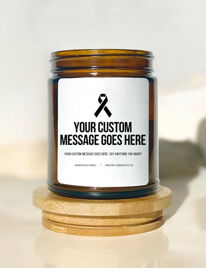 Ribbon Custom Candle