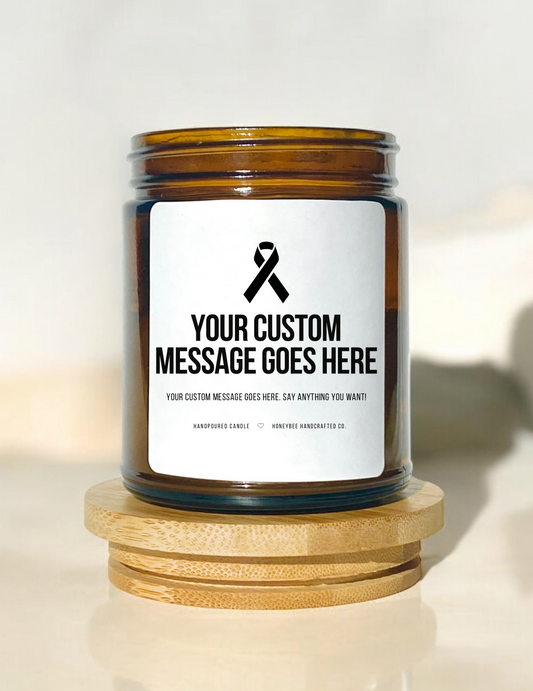 Customizable Ribbon Candle