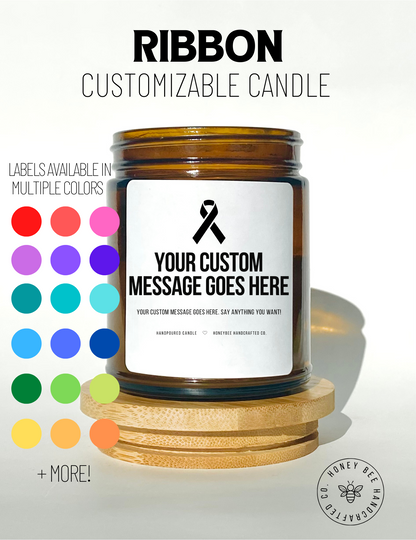 Ribbon Custom Candle