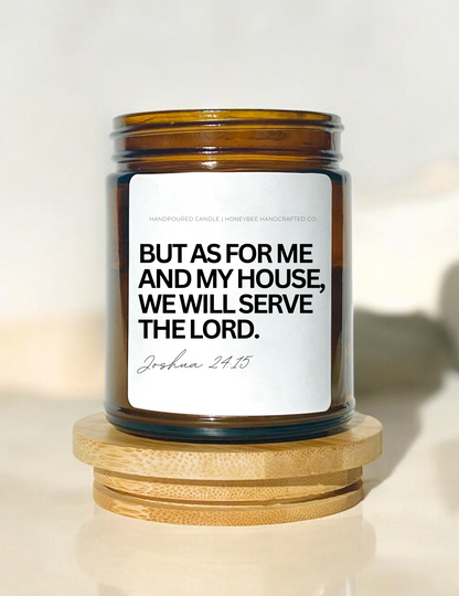 Scripture Custom Candle