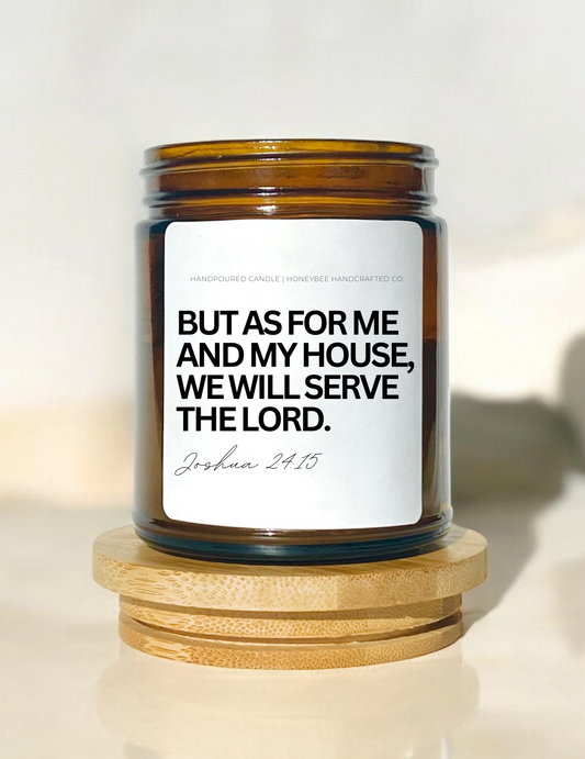 Customizable Scripture Candle