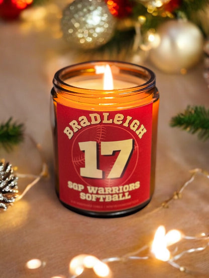 Team Jersey Custom Candle