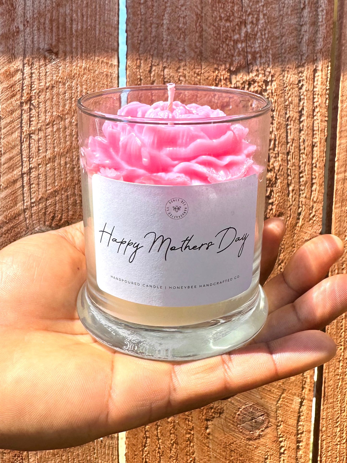 Mothers Day Flower Candles