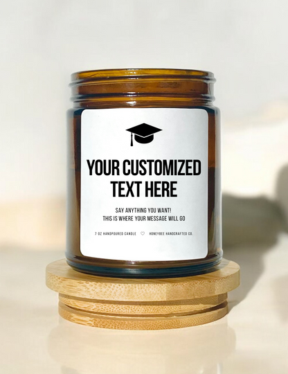 Graduation Custom Candle