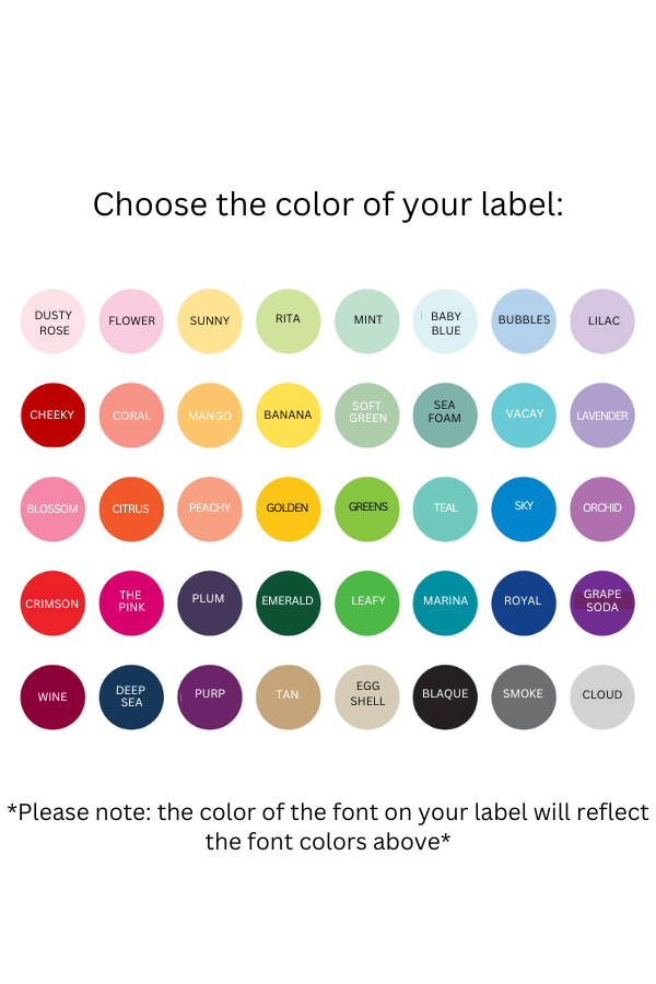 Customizable Slim Text Candle