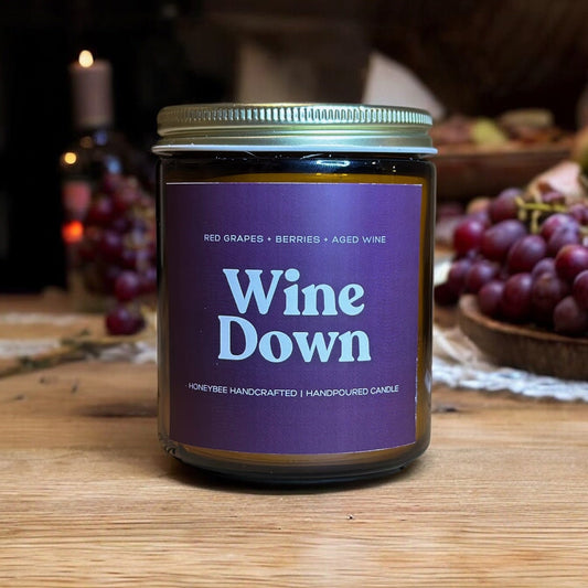 Wine Down Candle