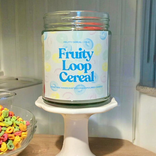 Fruity Loop Cereal Candle