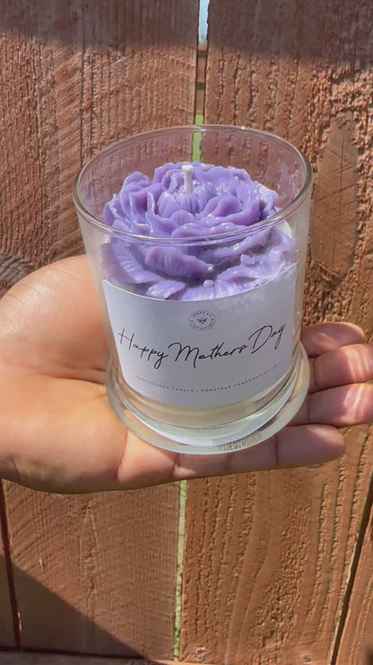 Mothers Day Flower Candles